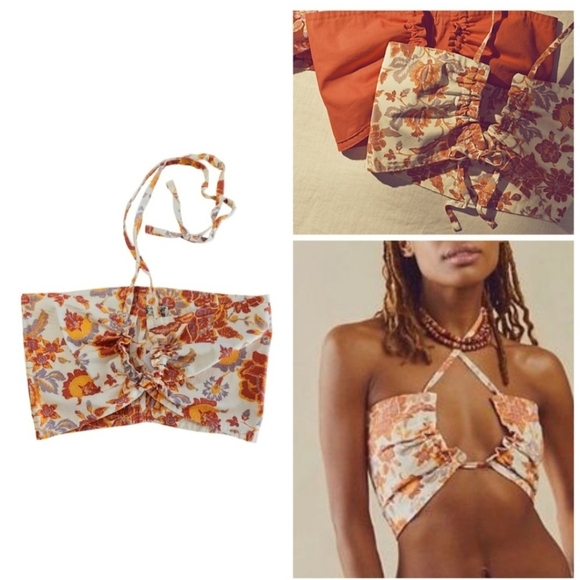 NIB Free People Summer of Love bandeau convertible - Picture 1 of 9